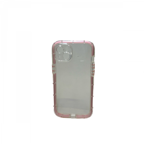 Capa Borda Tubo Rosa Iphone 14 Plus