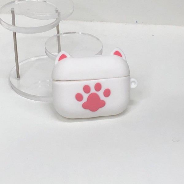 Capa de Silicone Branca  De Gatinho - Airpods Pro