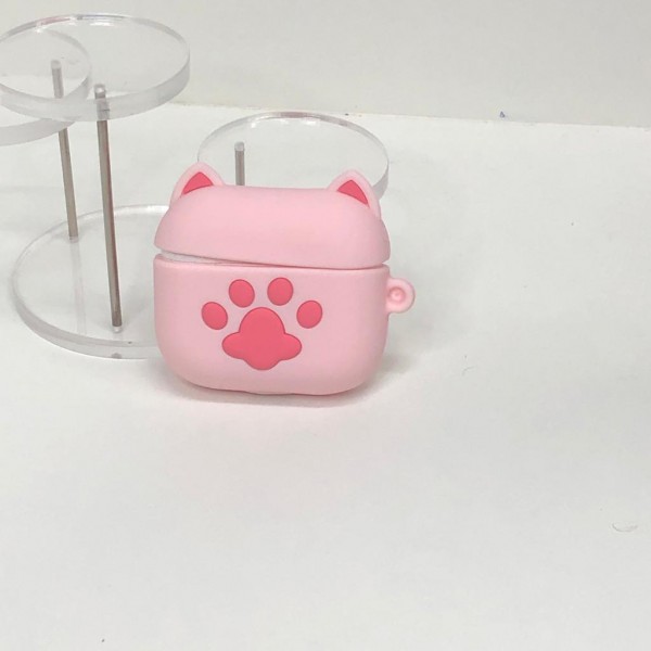 Capa de Silicone Rosa De Gatinho - Airpods 3