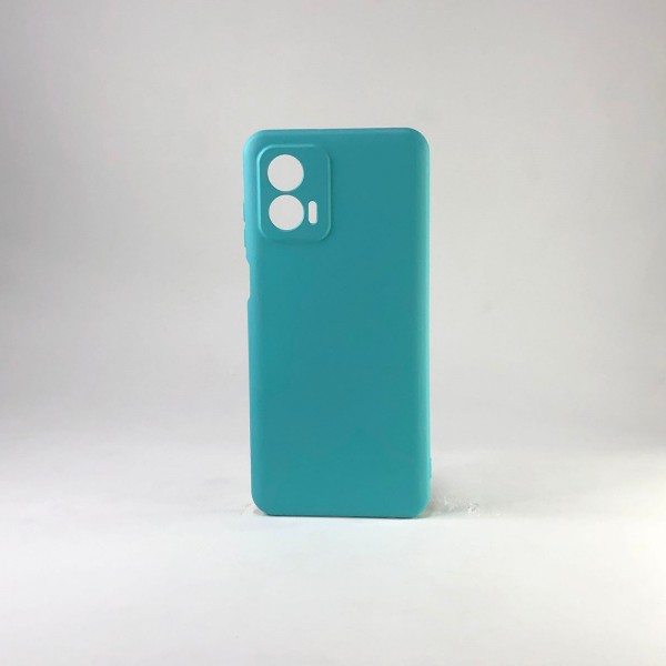 Capa Silicone - Azul Celeste - Moto G73