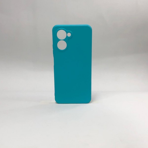 Capa Silicone  Azul Claro  - Realme C33