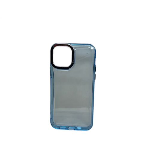 Capa Silicone Azul Iphone 12/12 Pro