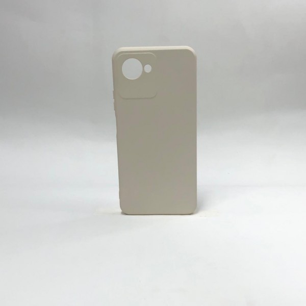 Capa Silicone Branc Gelo - Realme C30s