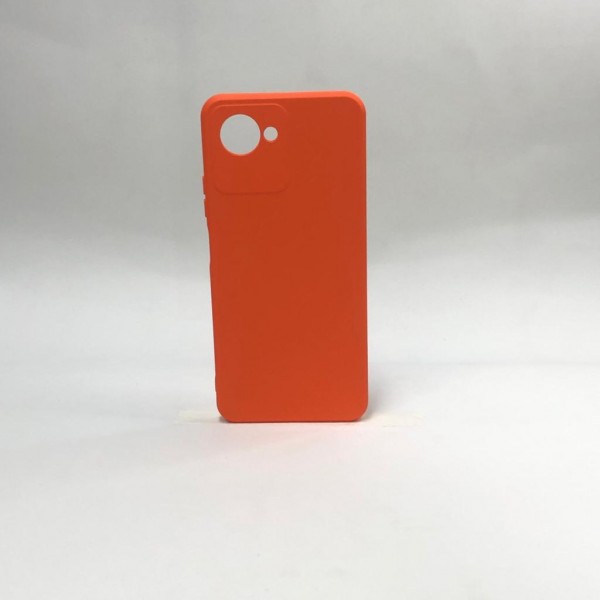 Capa Silicone Laranja - Realme C30s