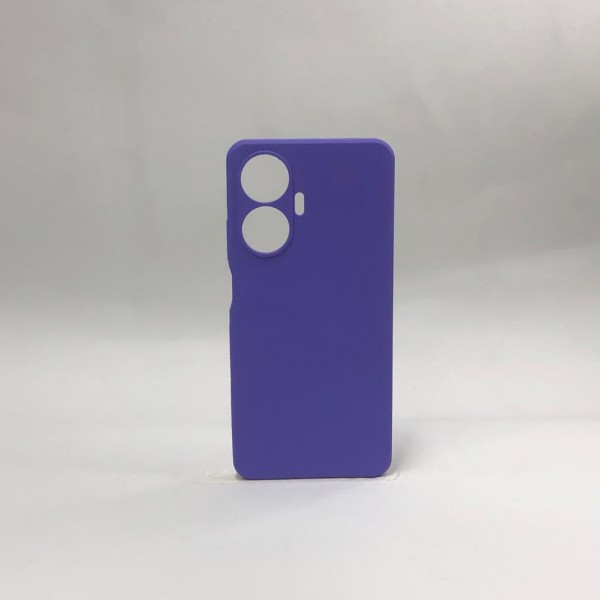 Capa Silicone Lilás - Realme C55