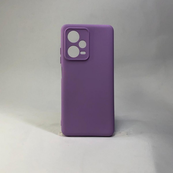 Capa Silicone Lilás  - Redmi Note 12 Pro Plus