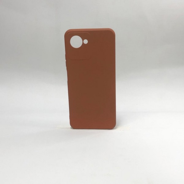 Capa Silicone Marrom - Realme C30s