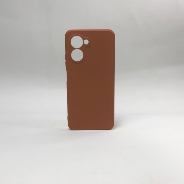 Capa Silicone Marrom  - Realme C33