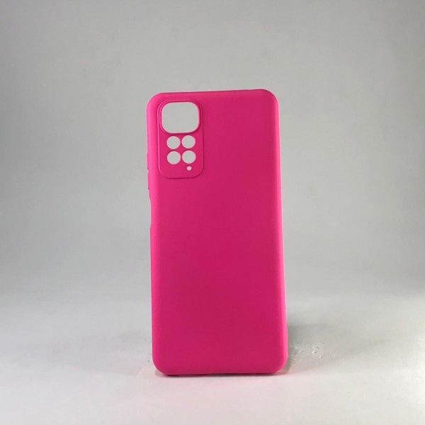 Capa Silicone - Rosa Chiclete  - Xiaomi Redmi Note 11 4g 