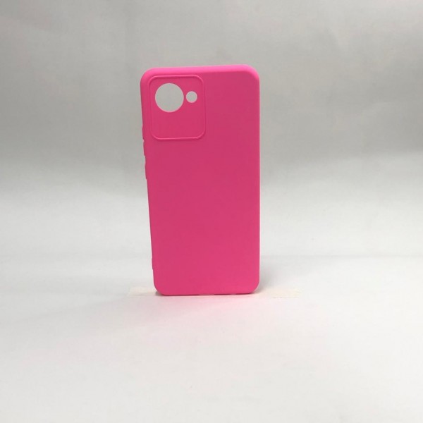 Capa Silicone Rosa - Realme C30s