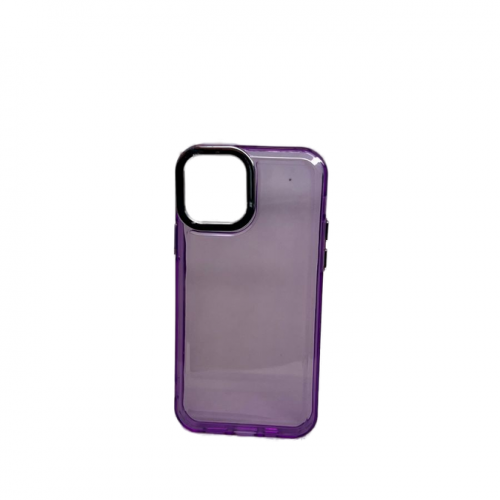 Capa Silicone Roxa Iphone 12/12 Pro