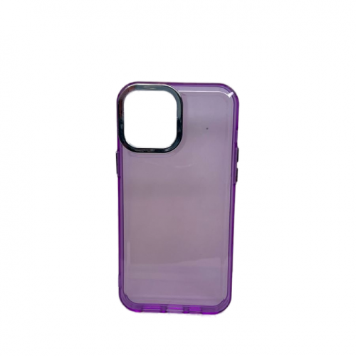 Capa Silicone Roxa Iphone 12 Pro Max