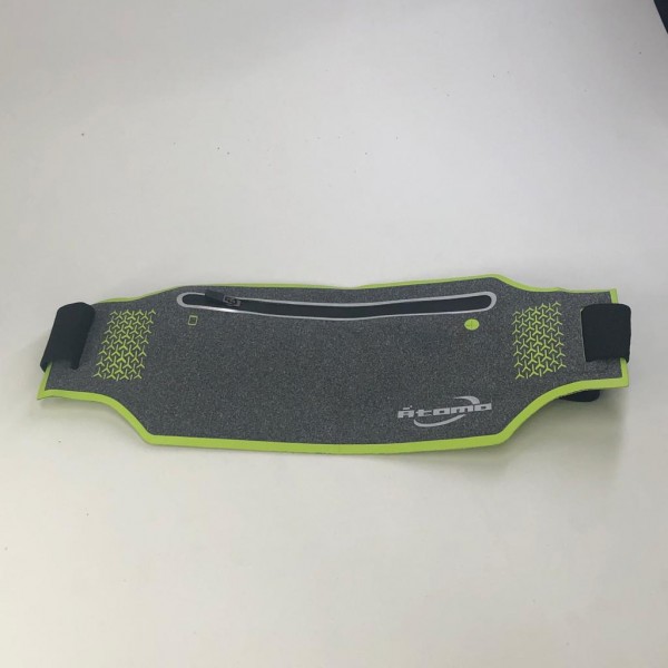 Pochete Slim Cinza Com Verde