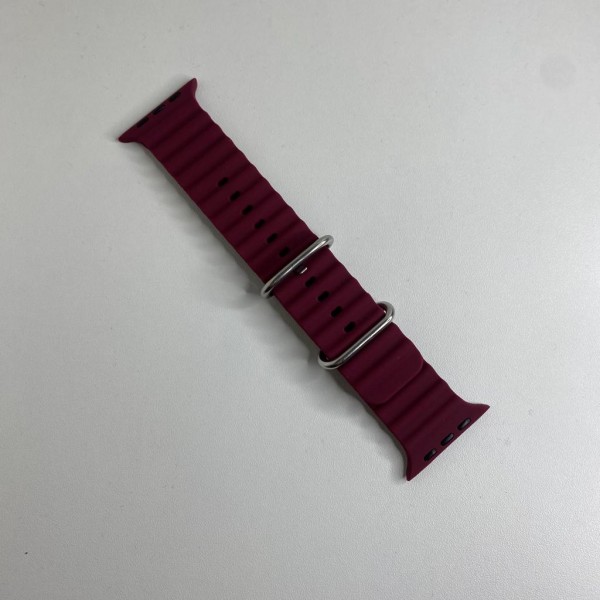 Pulseira Oceano Silicone  vinho - 42/44/45/49mm